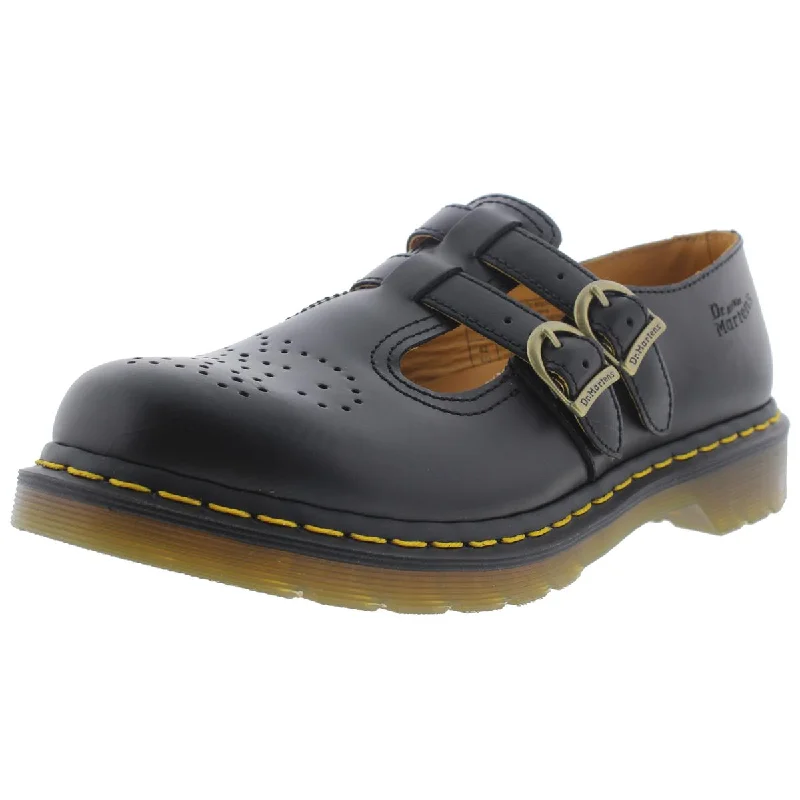 Leisure Sports Dr. Martens Womens Mary Jane Leather Perforated Mary Janes