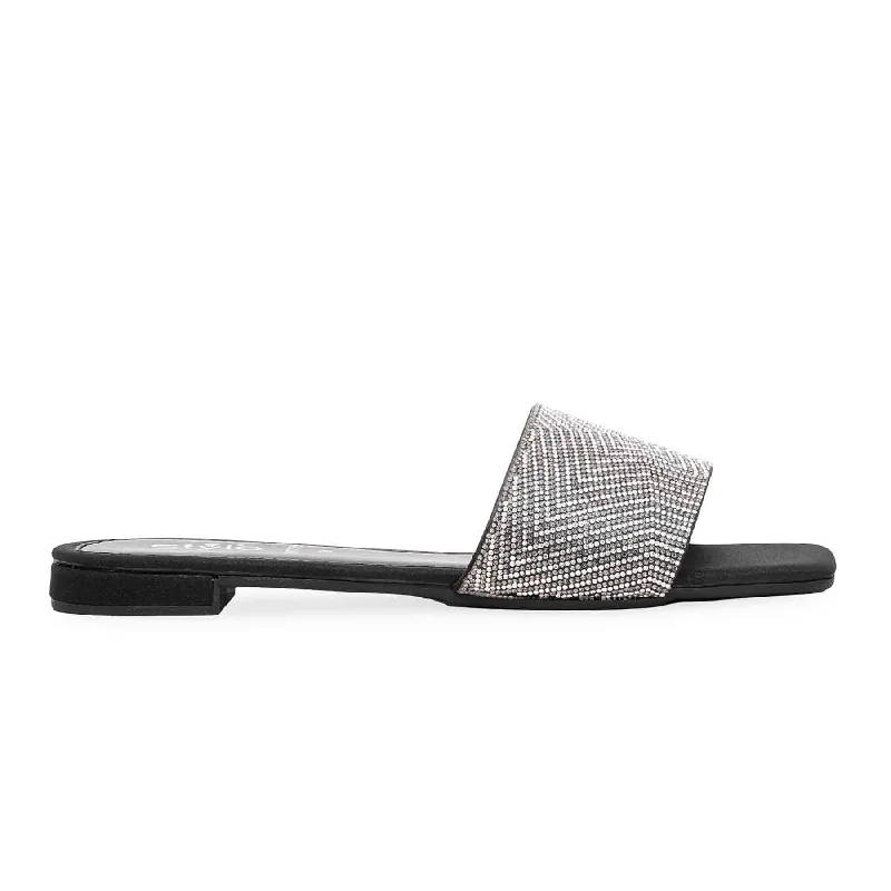 Goddess Outfit Black Fancy Slipper FN7785