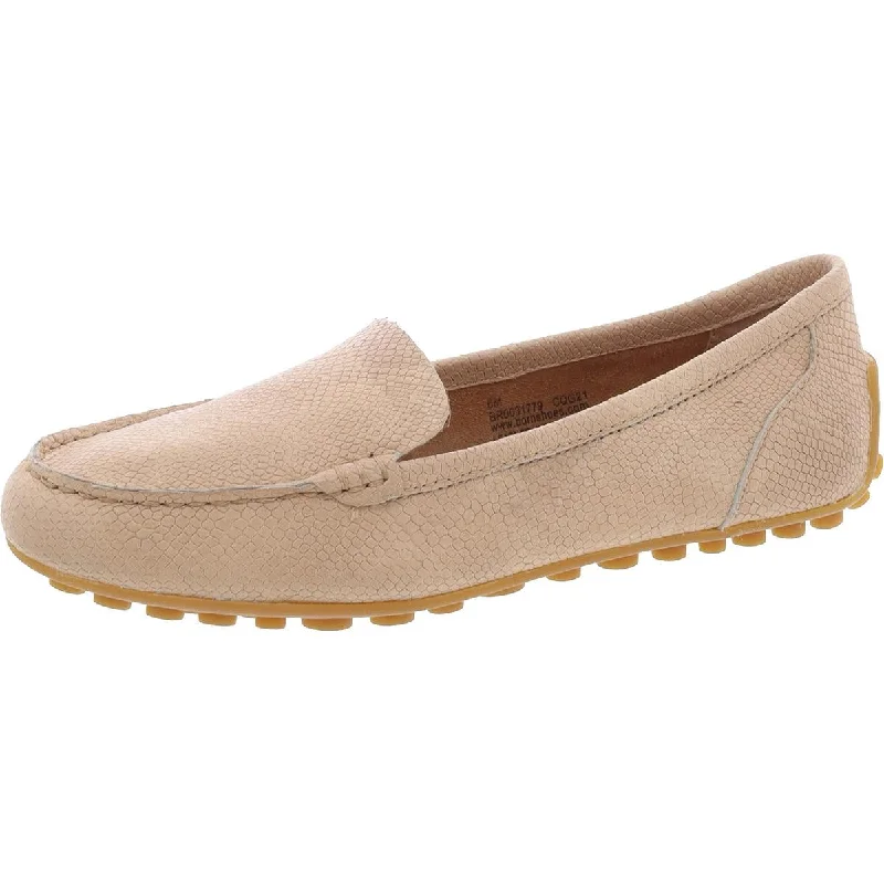 Comfortable Series Born Womens AMANI Embossed Leather Moccasins