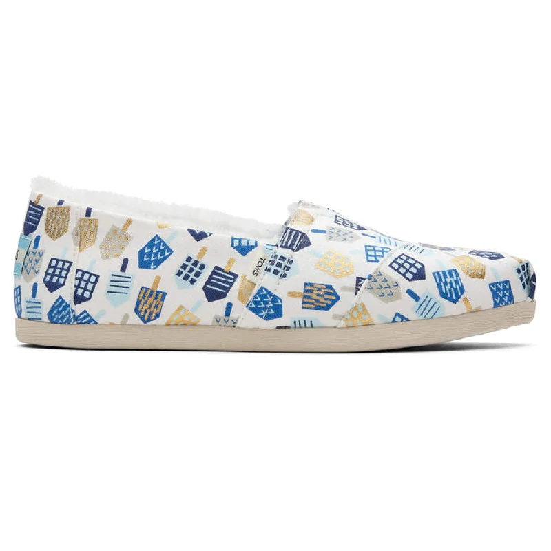 Practical Style Alpargata Cozy Dreidel Graphic Slip On Flats