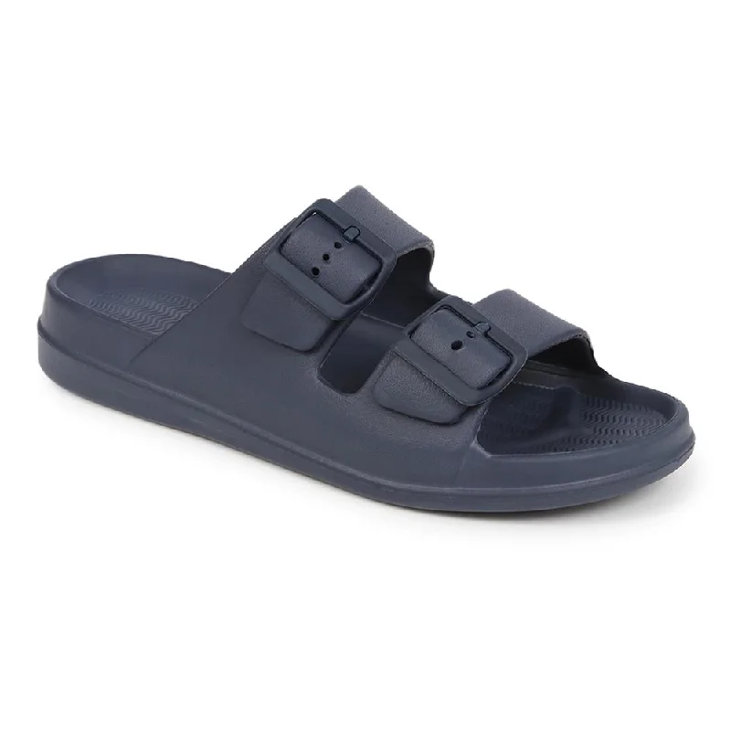Luxury Style Slip-On Mules - SERAY39011 / 326 075 - Navy