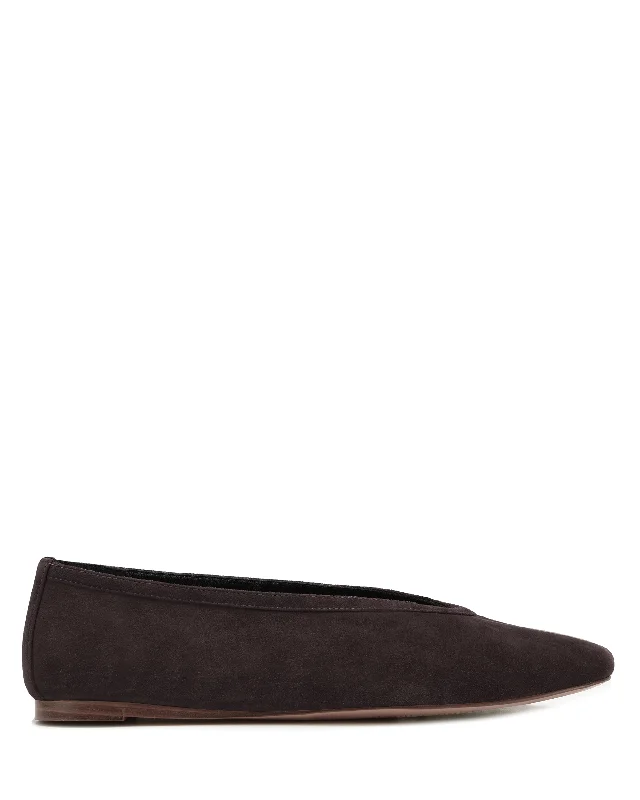 Fresh And Capable Lane Brown Suede