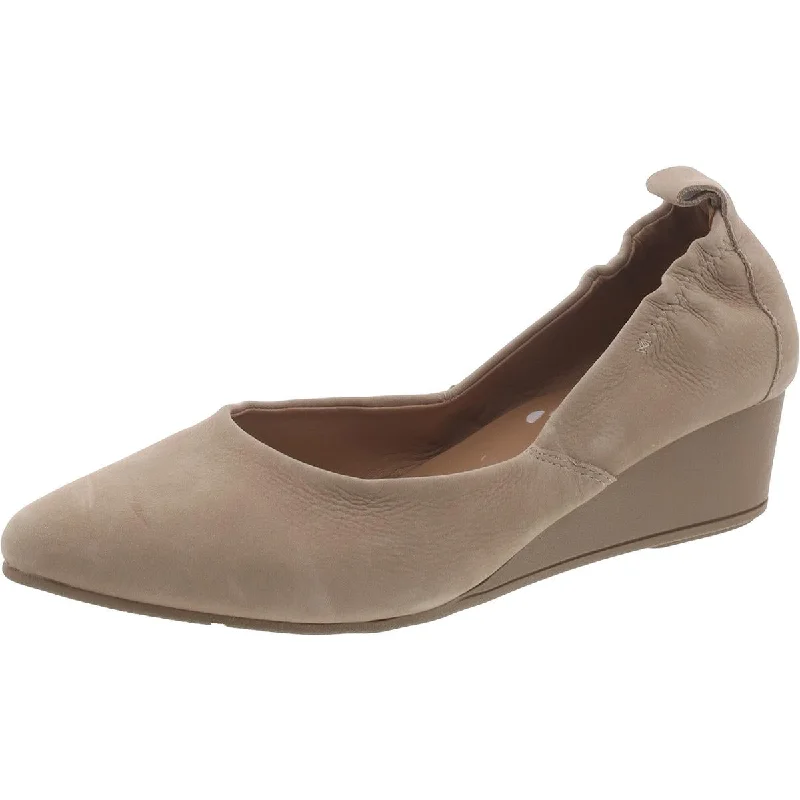 Energy Wear Blondo Womens Leather Wedge Moccasins
