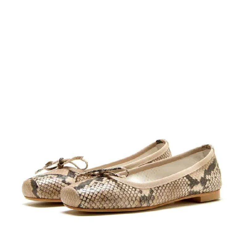 Quality Tailoring PALOMA PITONE BALLET FLAT