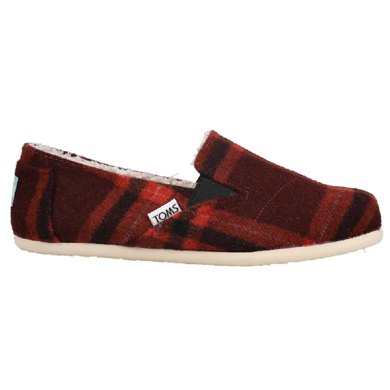 Sports Fashion Redondo Plaid Slip On Flats