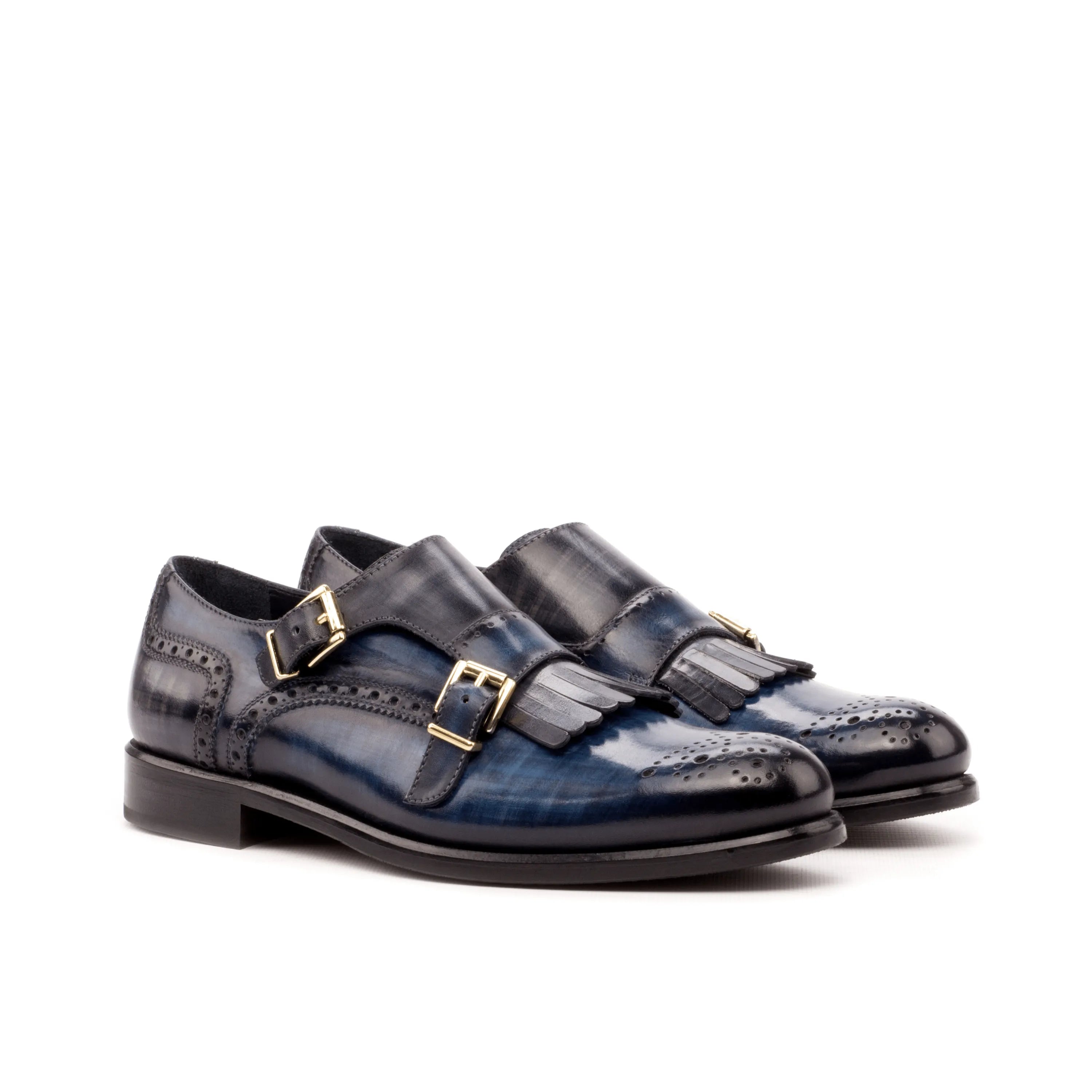 Minimal Classic Gawain Kiltie Womens Monk Strap II