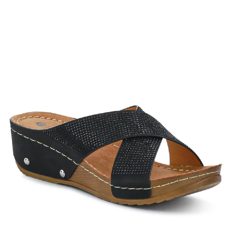 Perfect Tailoring Chunky Sole Mules - BAIZH41015 / 327 099 - Black