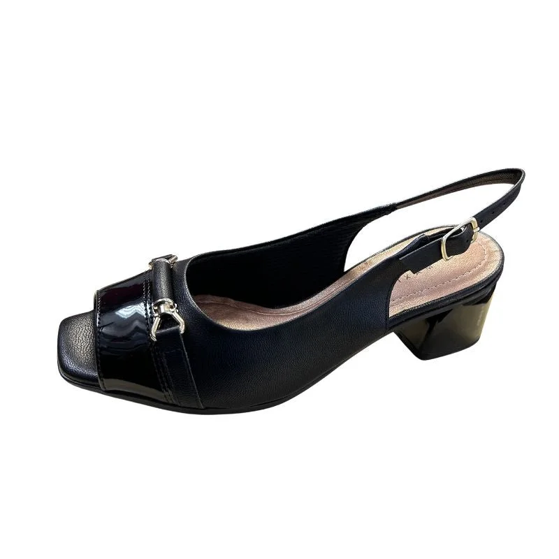 Unique Prints Piccadilly 715016-12 Black Women's Dress Shoes