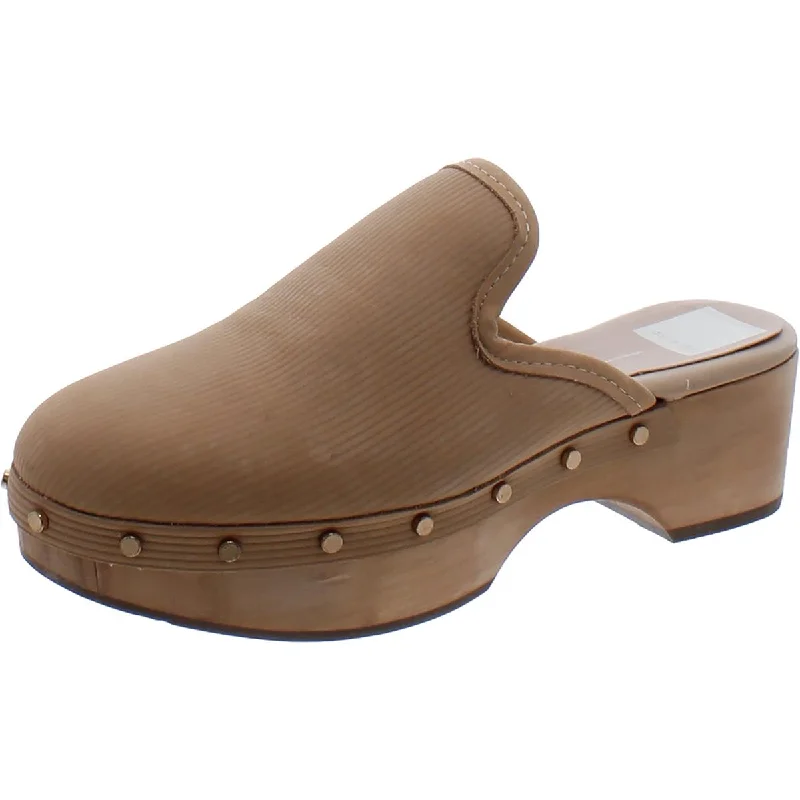 Modern Tailoring Dolce Vita Womens Faux Leather Slip On Clogs