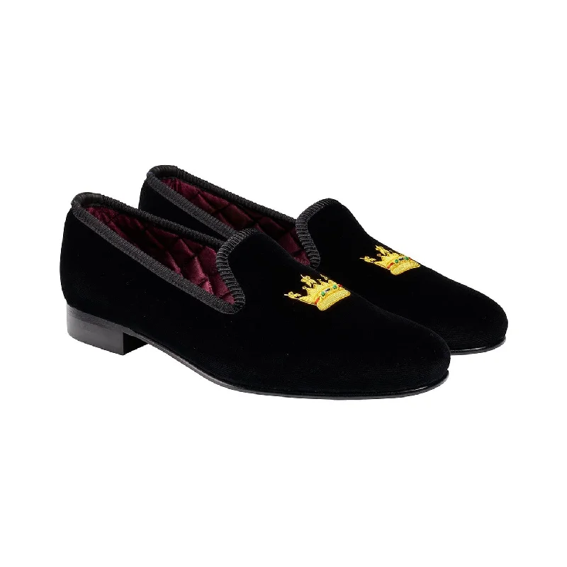 Elegant Design Coronet Black Velvet
