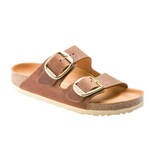 Romantic Data Birkenstock Women's Arizona Big Buckle Cognac