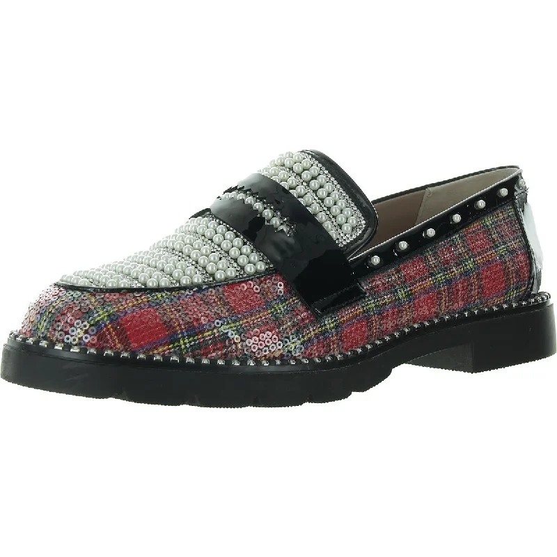 Personalized Series Betsey Johnson Womens DARIAN Beaded  Loafers