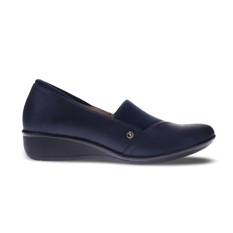 High-quality Styles Naples Stretch Loafer in Sapphire WIDE