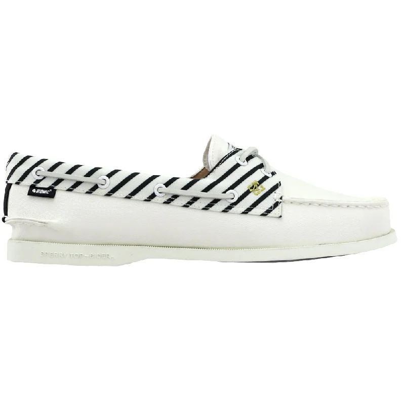 Fashion Classic Authentic Original 2-Eye Bionic Striped Boat Shoes