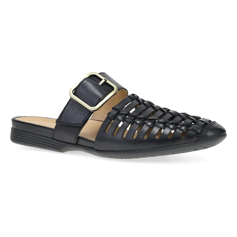 Cool Style Leilani Woven Mule Sandal in Black
