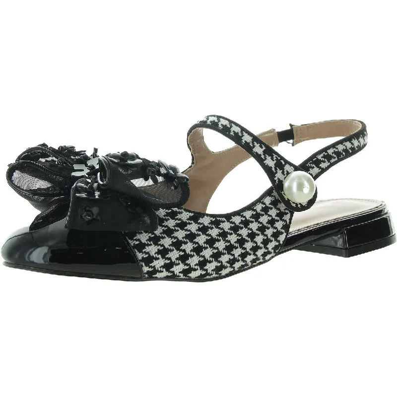 Minimal Classic Betsey Johnson Womens LIVY Houndstooth  Mary Janes
