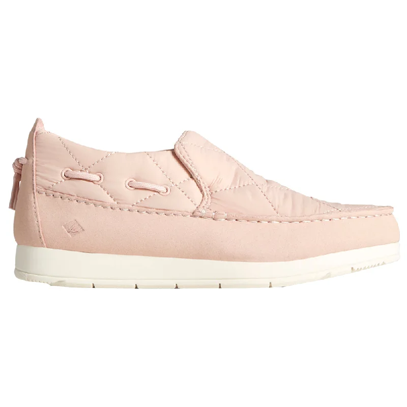Versatile Itinerary Moc Sider Quilted Slip On Flats