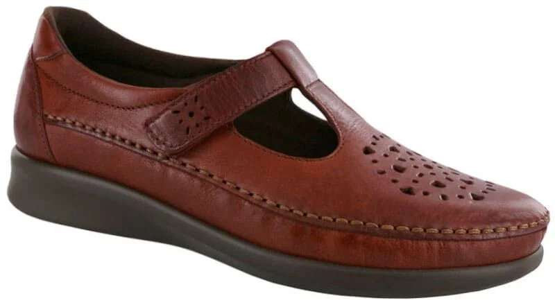 Exquisite Craftsmanship SAS Women's Willow Slip On Loafer - Walnut 3200-156
