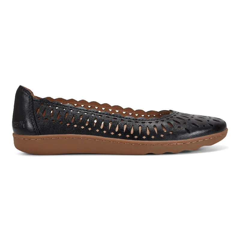European Plan Luna Round Toe Casual Slip-on Ballet Flats