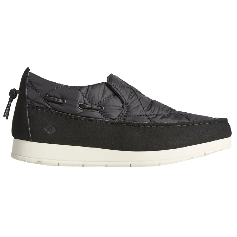 High-end Sense Moc-Sider Quilted Slip On Flats