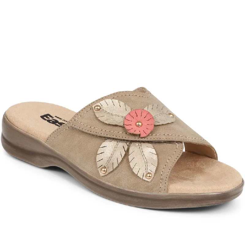 Modern Tailoring Slip-On Mules  - CALYSTA / 325 645 - Natural