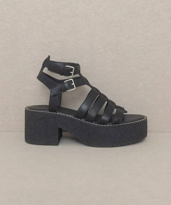 Minimal Style Lindsey - Platform Gladiator Sandal