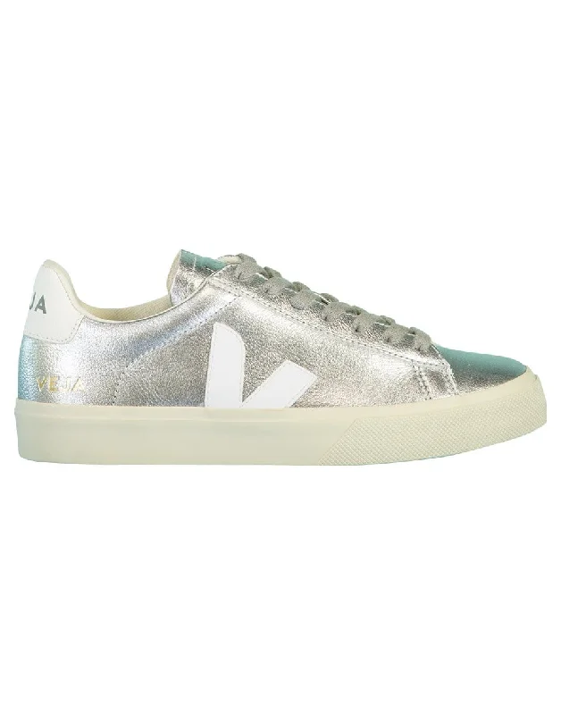 Multifunctional Style Campo Sneaker - Silver White