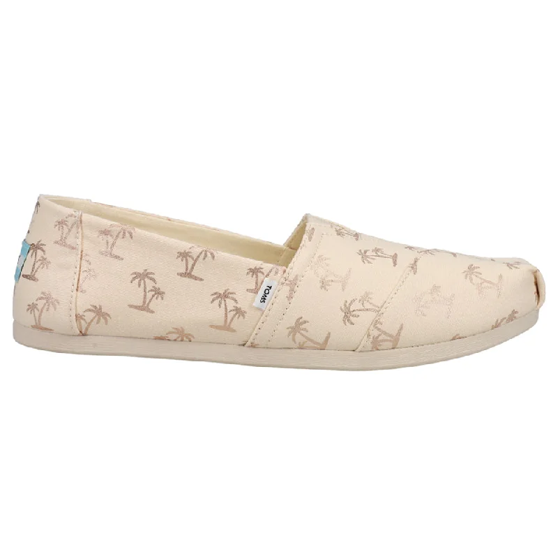 Embroidery Design Alpargata Slip On Flats
