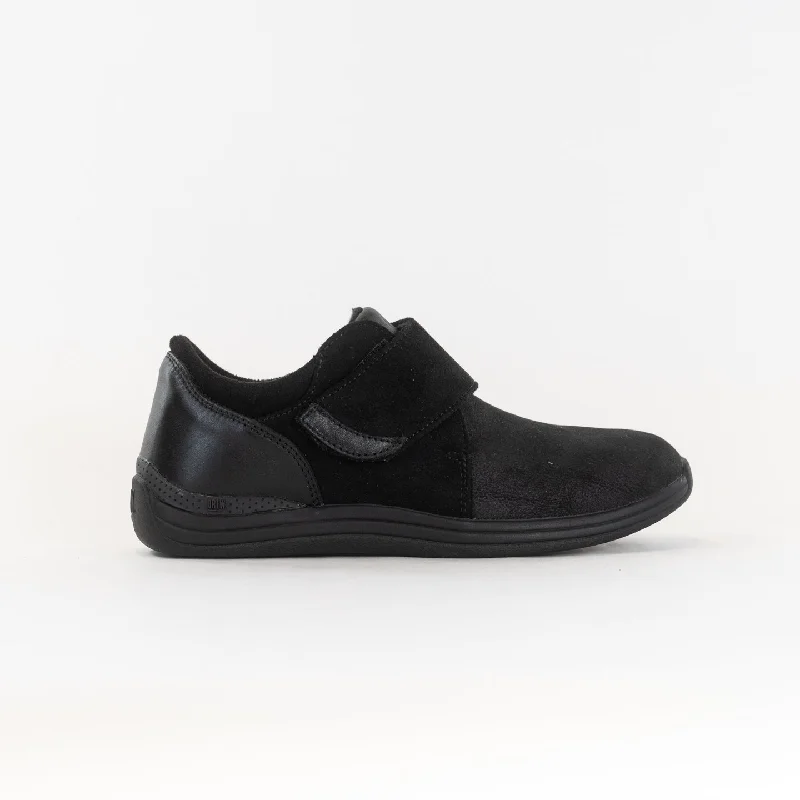Classic Items Drew Moonlite (Women's) - Black Stretch Leather