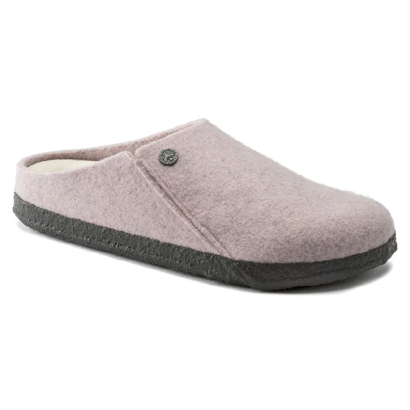 Elegant Wear Zermatt Shearling Mule Slipper in Soft Pink