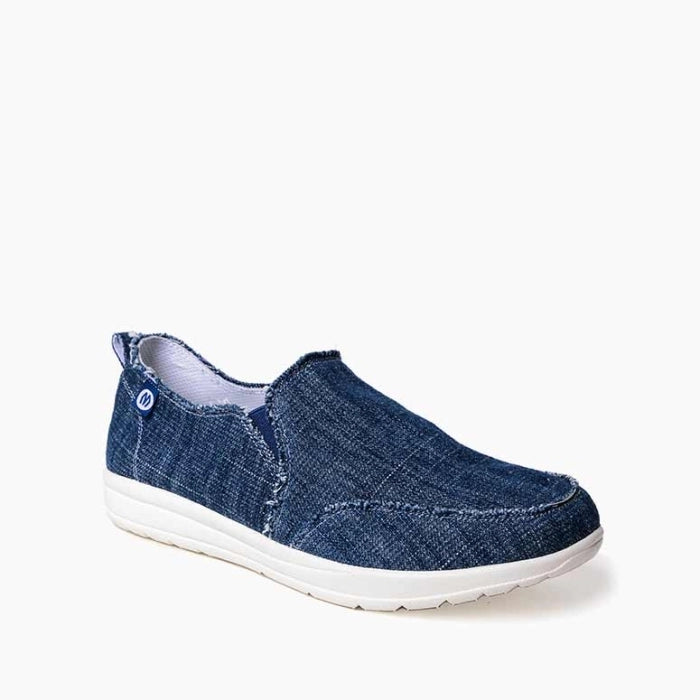 Personalized Design Woman's Expanse Canvas Slip on in Blue Denim