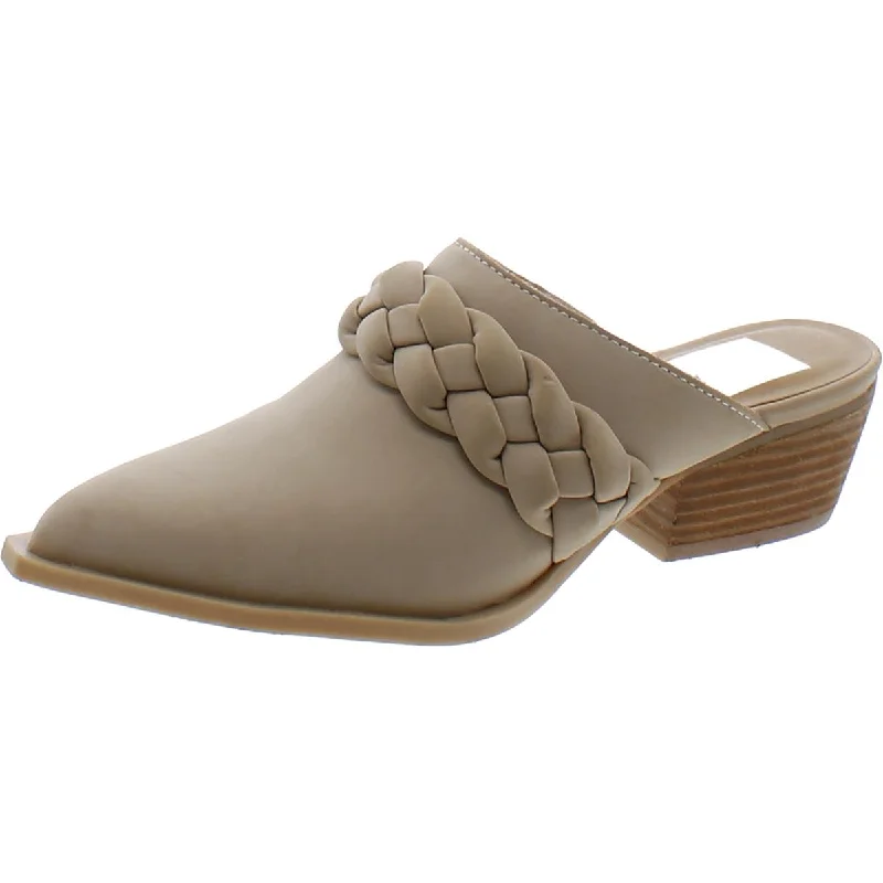 Versatile Items Dolce Vita Womens Faux Leather Slip On Mules