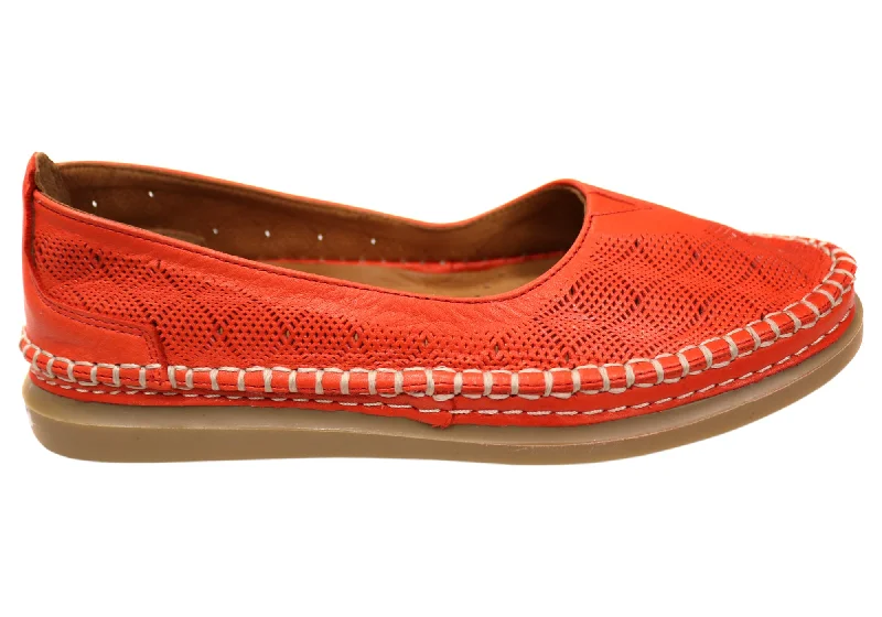Celebrity Style Orizonte Talli Womens European Comfortable Soft Leather Shoes