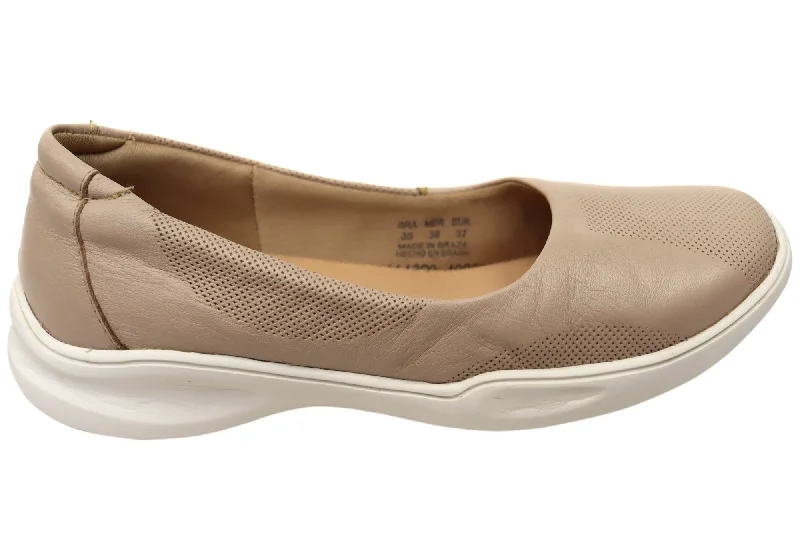 Street Fashion Levecomfort Ivone Womens Brazilian Comfortable Leather Shoes