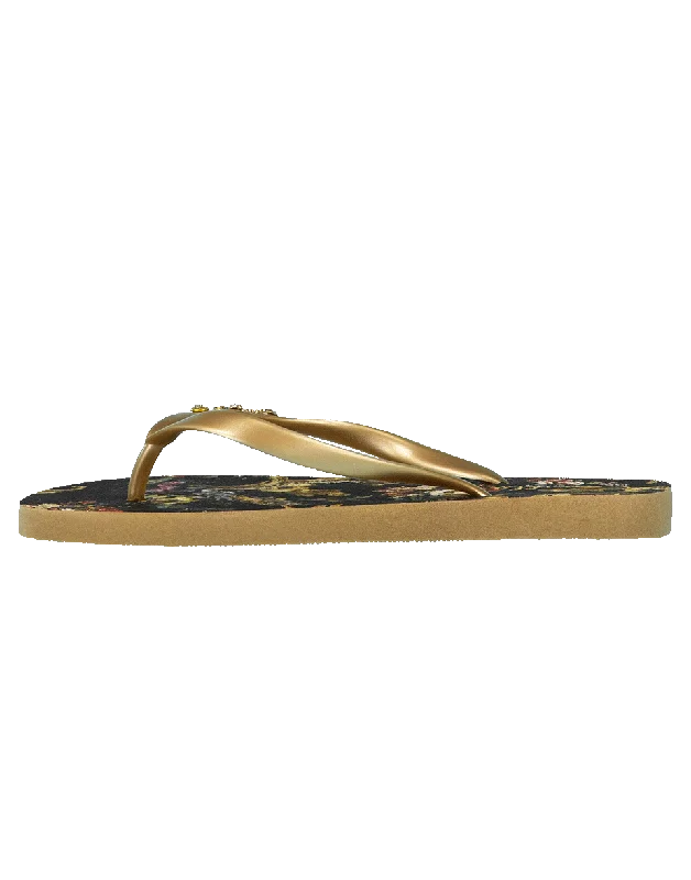 Classic Color Friend In Flora Flip Flop