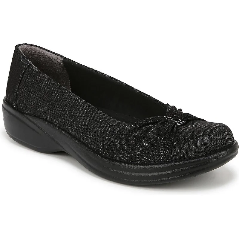 End Of The Year Dolce Vita Womens Paige Cushioned Footbed Shimmer Ballet Flats