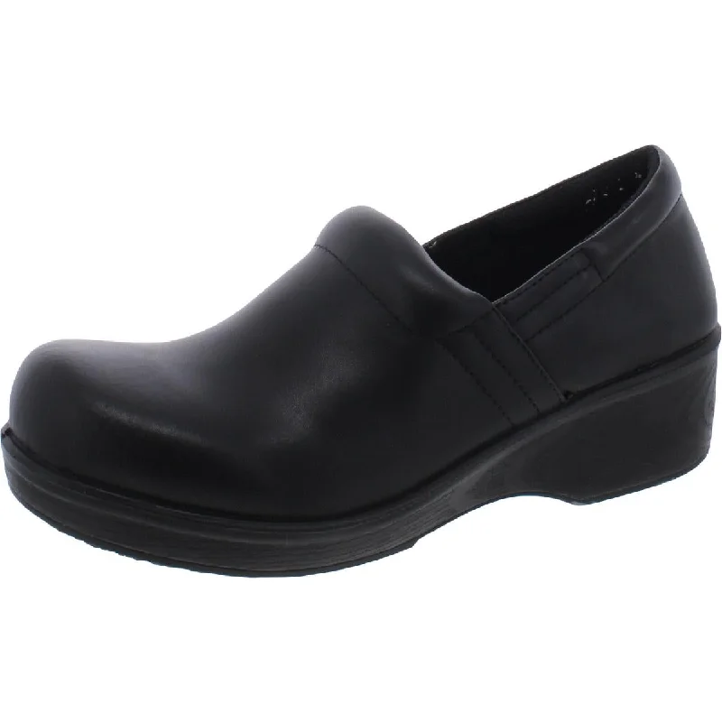 Minimal Style Dr. Scholl's Shoes Womens Dynamo Leather Slip On Clogs