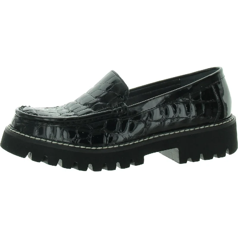 Editorial Design Donald J. Pliner Womens HOPE66 Leather Laceless Loafers