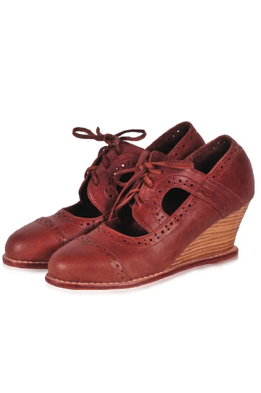 Minimal Classic Stockholm Oxford Wedges