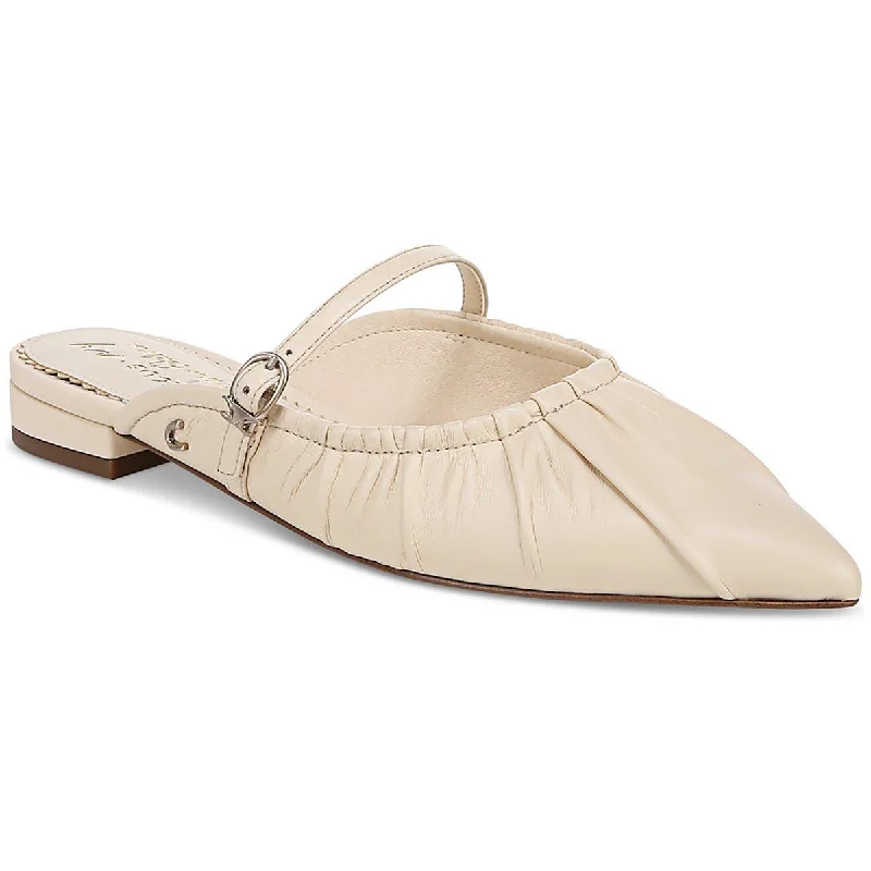 European Plan Circus by Sam Edelman Womens Larissah Leather Slip-On Mule Sandals