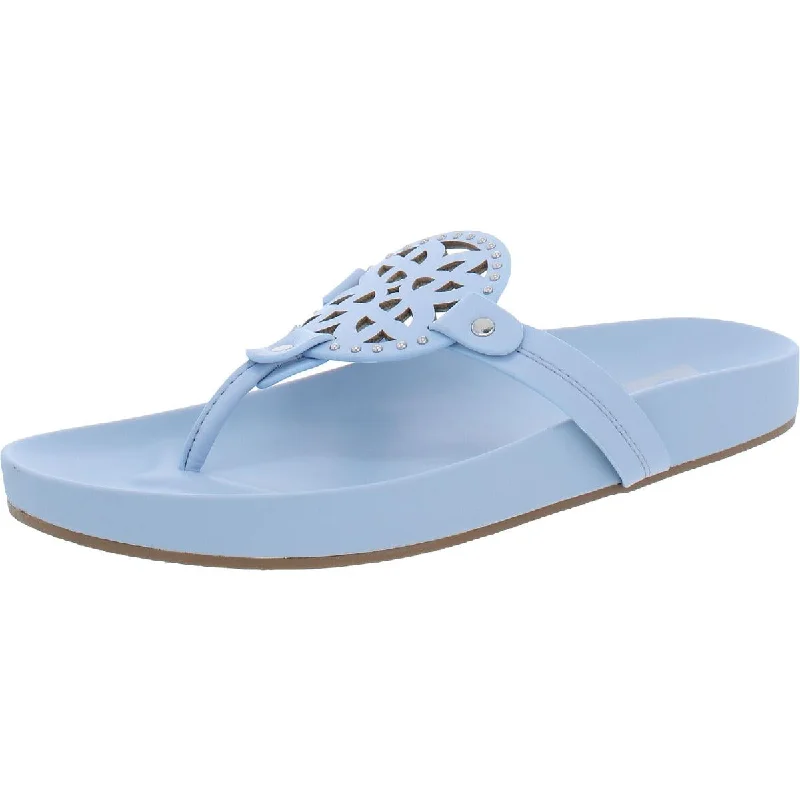 Comfortable Mind Dolce Vita Womens Pilar Cut-Out Thong Flip-Flops