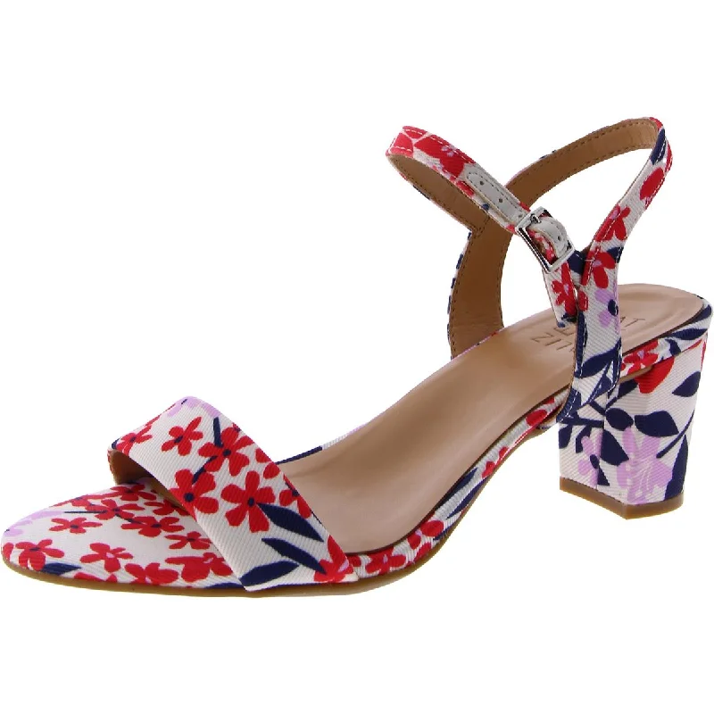 High Street Fashion Naturalizer Womens Bristol 4 Floral Ankle Strap Heels