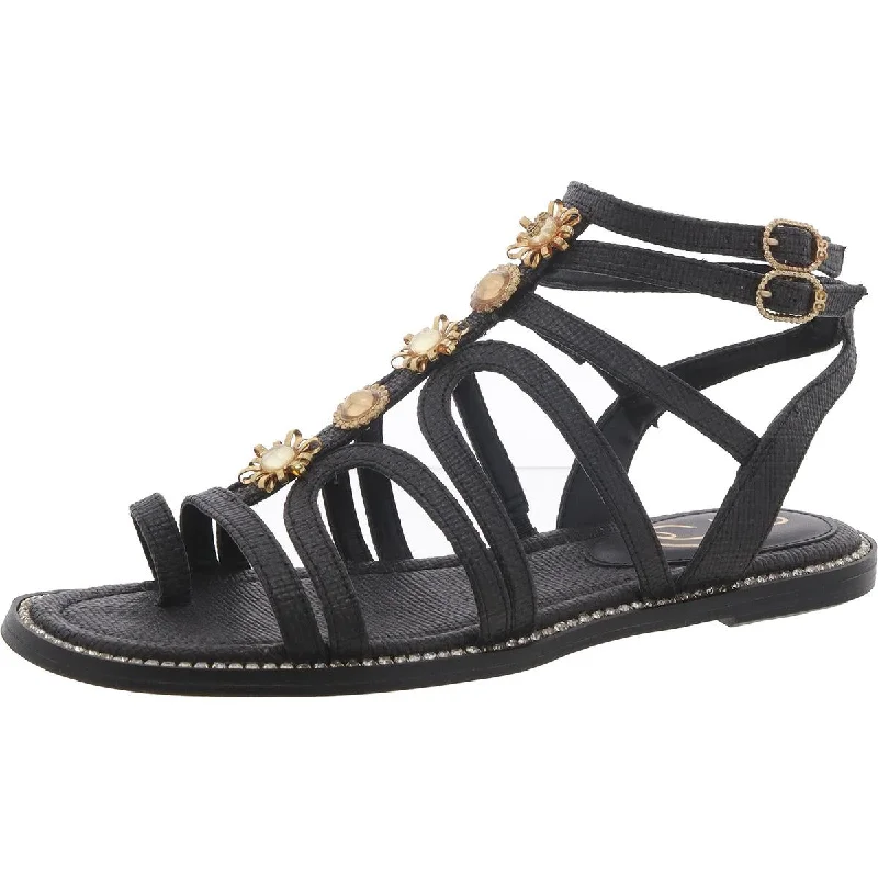 Must-have For Autumn And Winter Sam Edelman Womens Tianna Casual Flats Gladiator Sandals