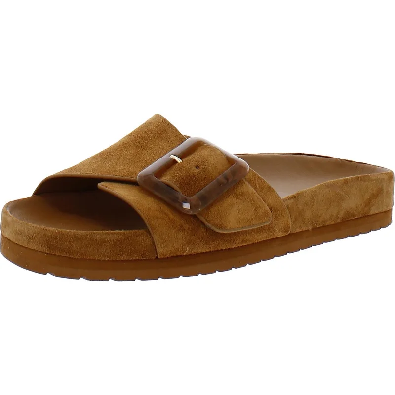 Integrated Design Vince Womens Grant Suede Slip On Slide Sandals