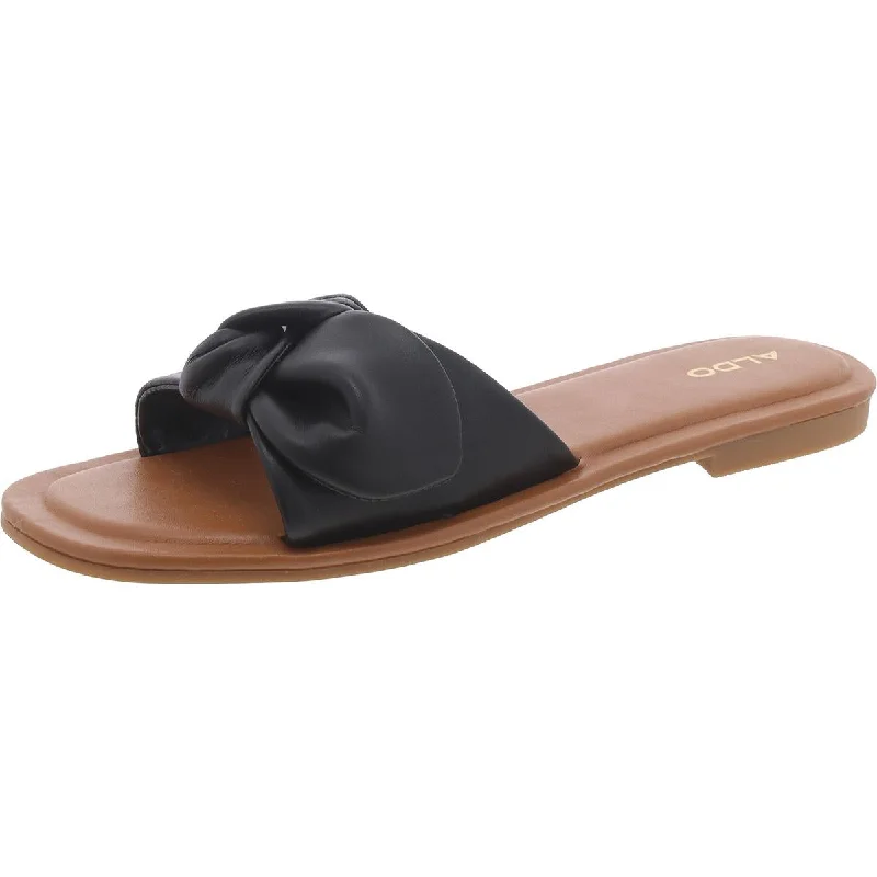Fashion Innovation Aldo Womens ABAYRITH Faux Leather Round toe Flatform Sandals