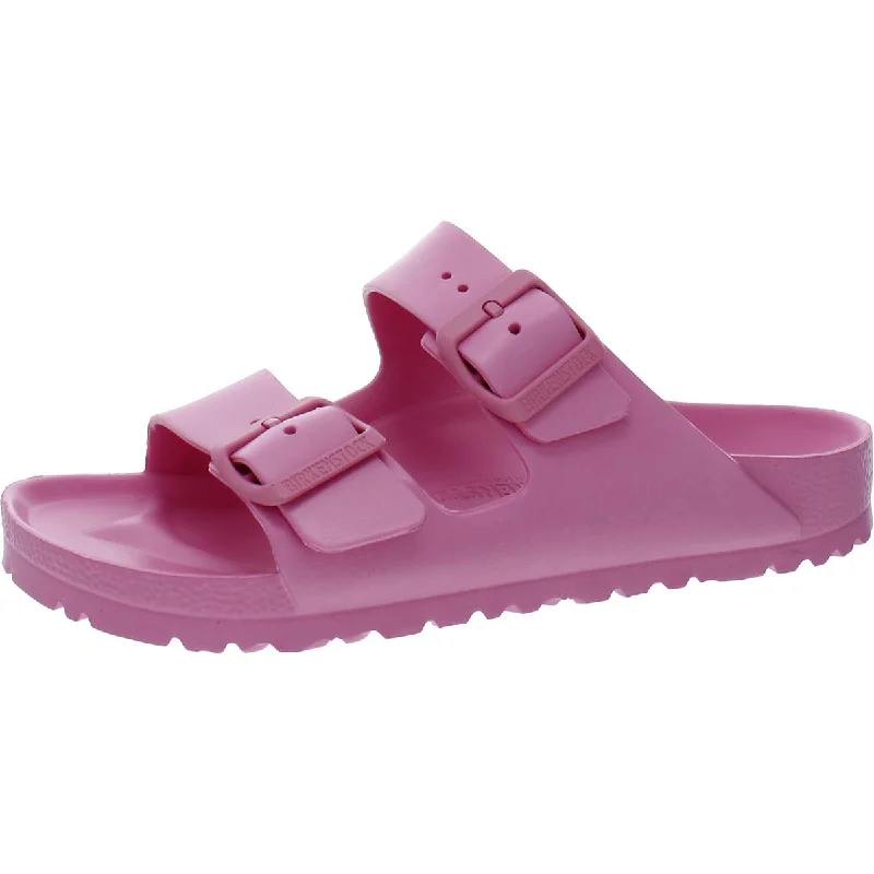 Simple Design Birkenstock Womens Slip On Flat Pool Slides