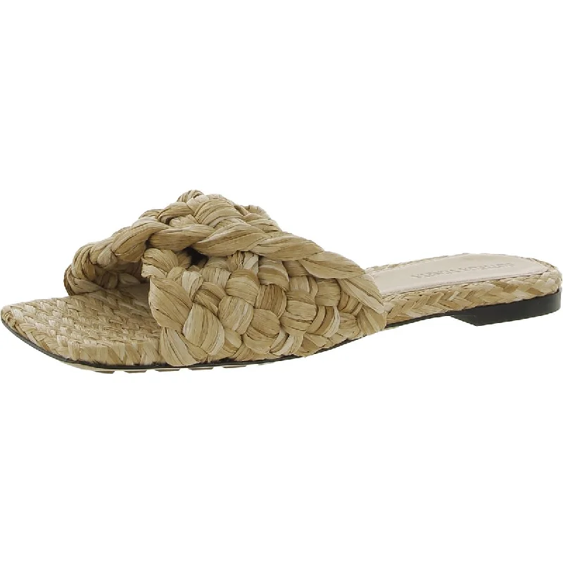 Exquisite Design Bottega Veneta Womens Braided Slip-On Slide Sandals