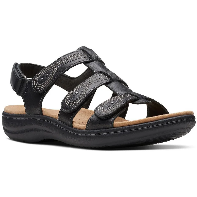 Refreshing Design Clarks Womens Laurieann Vine Leather Open Toe Ankle Strap