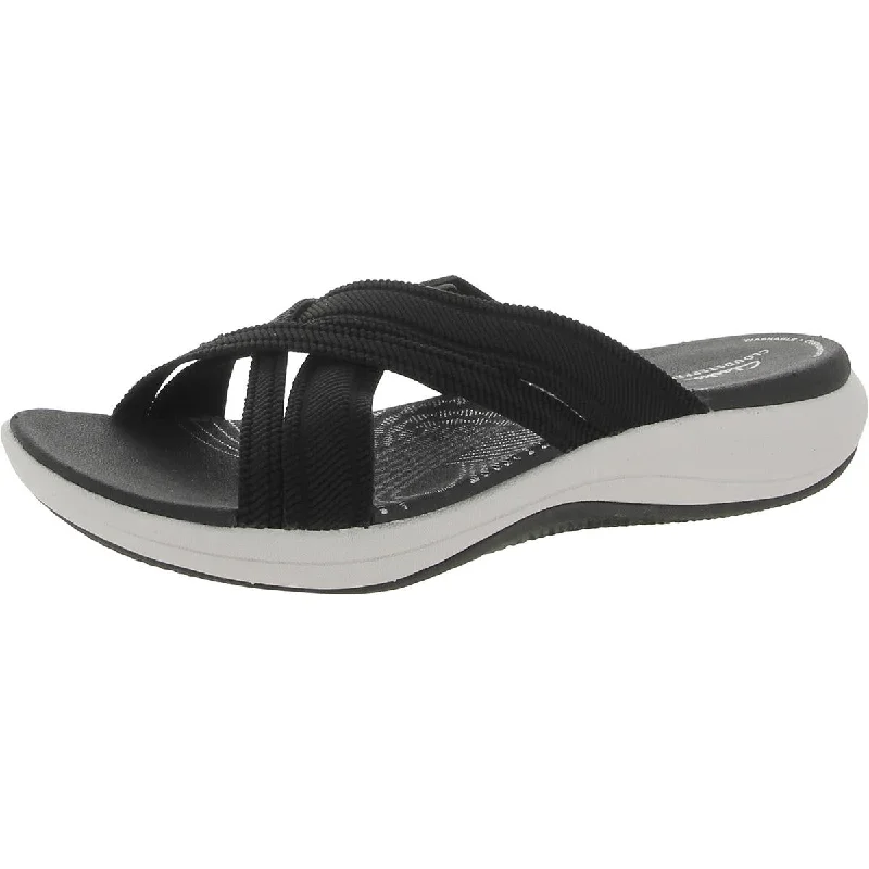 High-end Design Cloudsteppers by Clarks Womens Mira Isle Slip On Casual Slide Sandals