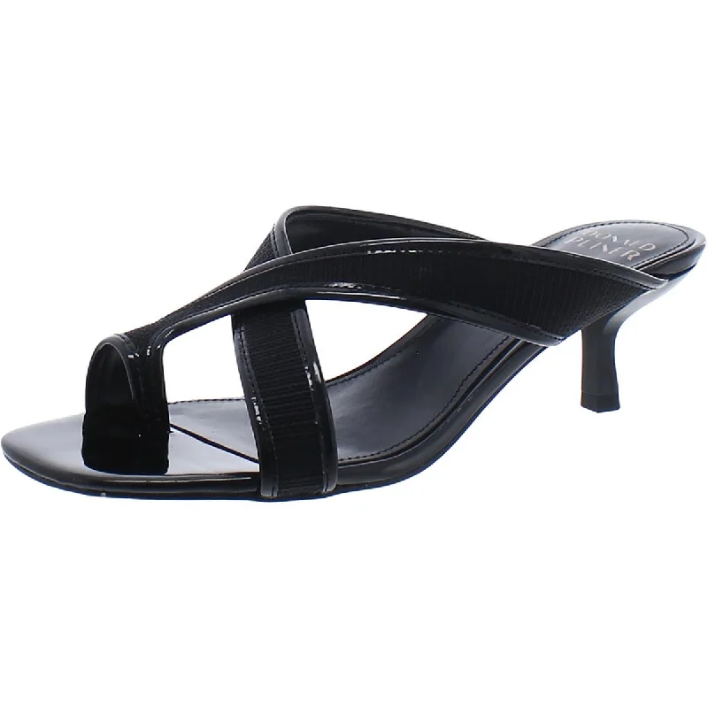 Fresh And Fashionable Donald J. Pliner Womens CASSIA Slip On Open Toe Heels